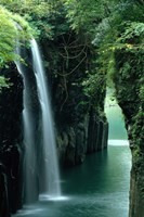 Framed Waterfall Miyazaki Japan