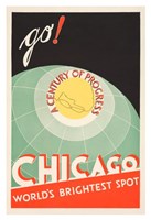 Framed Chicago, World's Brightest Spot