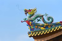 Framed Dragon Sculpture, South Putuo Temple, Xiamen, Fujian Province, China