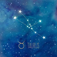 Framed Star Sign Taurus