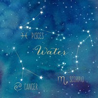 Framed Star Sign Water