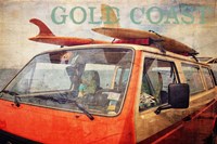 Framed Gold Coast Surf Bus