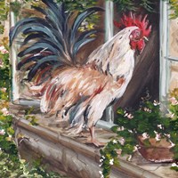 Framed French Country Rooster