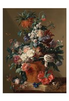 Framed Jan van Huysum, Vase of Flowers