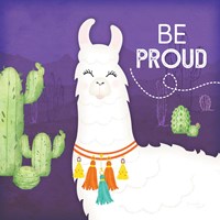 Framed Be Proud Llama
