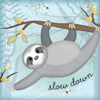 Framed Slow Down Sloth