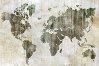 Framed World Map I