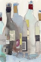 Framed Wine Bottles III