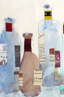 Framed Wine Bottles IV