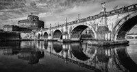 Framed St Angelo Rome Black/White