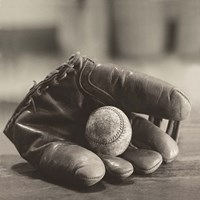 Framed Baseball Nostalgia I
