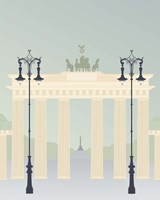 Framed Travel Europe--Brandenburger