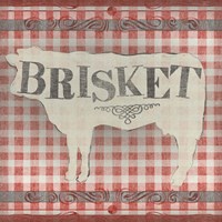 Framed 'Gingham BBQ II' border=