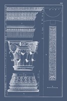 Framed Column & Cornice Blueprint I