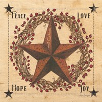 Framed Peace Love Hope Joy