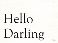 Framed Hello Darling