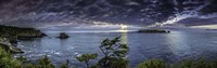 Framed Cape Flattery Island Sunset