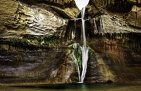 Framed Calf Creek Falls