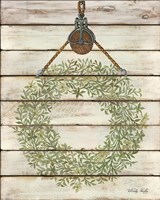 Framed Pully Hanging Wreath