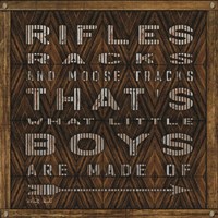 Framed Rifle Racks in Moose Tracks