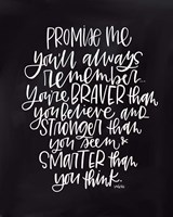Framed Promise Me