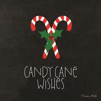 Framed Candy Cane Wishes