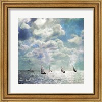 Framed Sailing White Waters