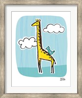 Framed Wild About You Giraffe