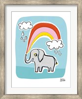 Framed Wild About You Elephant