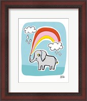 Framed Wild About You Elephant