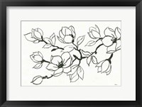 Framed Flower Drawing