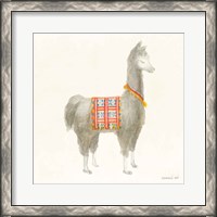 Framed Festive Llama I