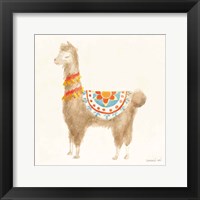 Framed Festive Llama IV