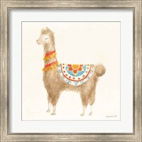 Framed Festive Llama IV