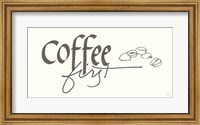 Framed Coffee Sayings III