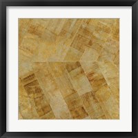 Framed 'Gilded Herringbone II' border=