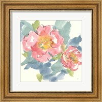 Framed Peony in the Pink I
