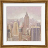 Framed Manhattan in the Mist v2