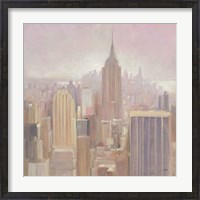 Framed Manhattan in the Mist v2