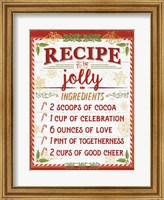 Framed Holiday Recipe III Script