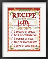 Framed Holiday Recipe III Script
