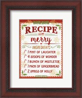 Framed Holiday Recipe IV Script