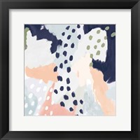 Pastel Life I Crop Framed Print