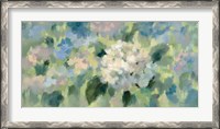 Framed Hydrangea Mosaic