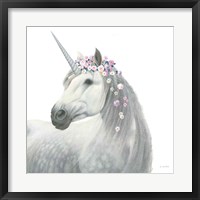 Framed Spirit Unicorn II Sq Enchanted