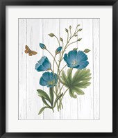 Botanical Bouquet on Wood III Framed Print