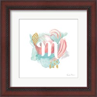 Framed Abstract Monogram M