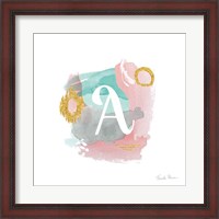 Framed Abstract Monogram A