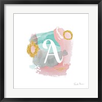 Framed Abstract Monogram A
