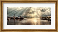 Framed Dock Sunrise